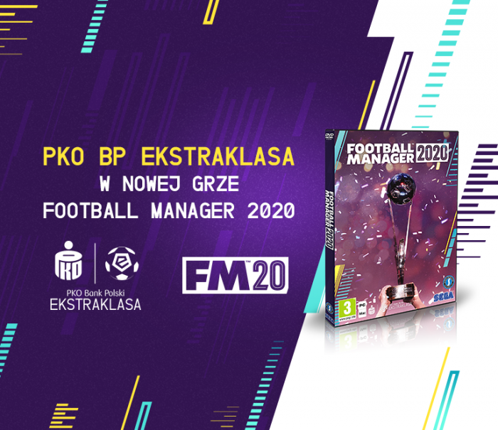 Premiera gry Football Manager 2020 z PKO BP Ekstraklasą