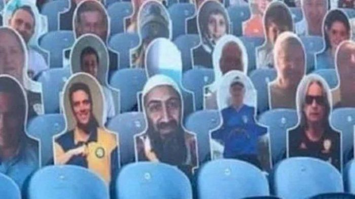 Podobizna Osamy Bin Ladena na trybunach. Koszmarna wpadka klubu z Championship