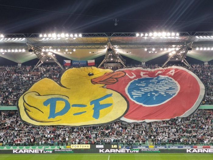 Rebus kibiców Legii Warszawa. Skierowany do UEFA
