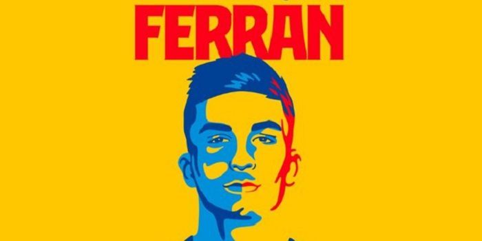 Ferran Torres zaprezentowany przez FC Barcelonę. 