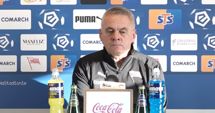 Cracovia straciła trenera Jacka Zielińskiego. Mecz Pasów zagrożony?
