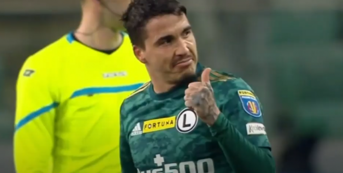 Piłkarz Legii Warszawa zawodnikiem miesiąca w Ekstraklasie 