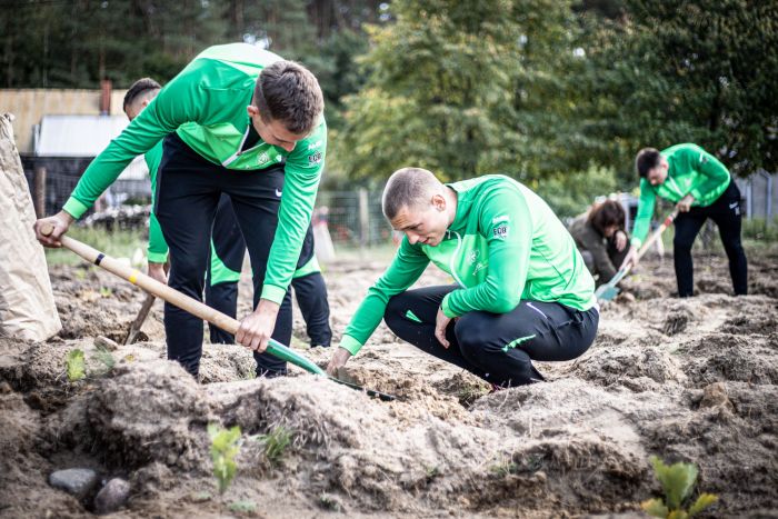 Finał akcji „Ale Zasadził!” – posadzono 3710 drzew za gole piłkarzy Warty Poznań