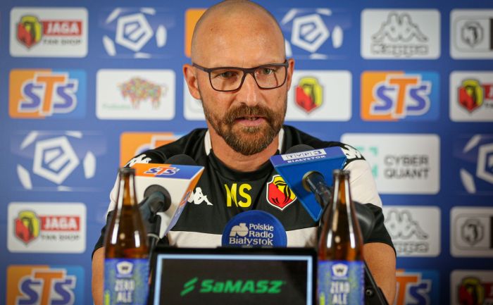 Szkoleniowiec Jagiellonii Maciej Stolarczyk przed kolejnymi meczami: Do osiągnięcia sukcesu potrzebujemy profesjonalizmu