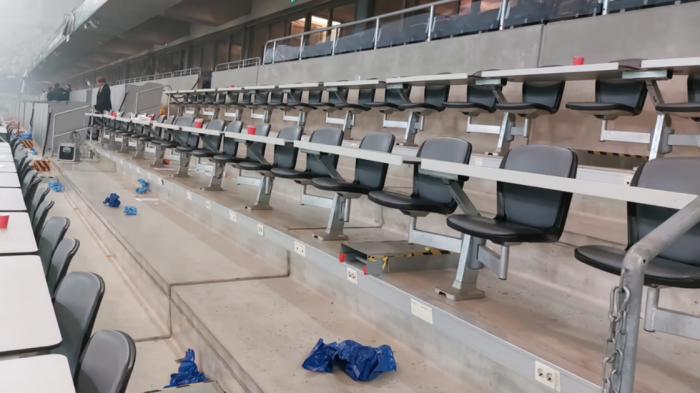 Pijani Szwedzi zaatakowali polskich dziennikarzy na meczu Lecha z Djurgarden