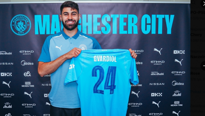 Manchester City sfinalizował najdroższy transfer obrońcy w historii piłki nożnej