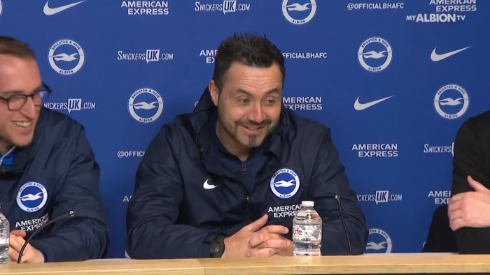 De Zerbi dumny po wygranej z Tottenhamem. 