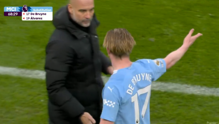 Zaskakujące słowa Guardioli o zachowaniu De Bruyne po zejściu z boiska