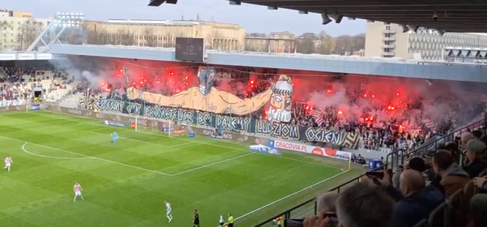 Oświadczenie MKS Cracovia SSA w sprawie oprawy podczas meczu z Widzewem Łódź