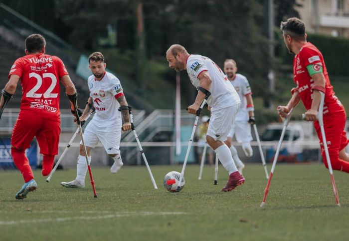 To koniec marzeń o tytule. Reprezentacja Polski w ampfutbolu przegrała z Turcją