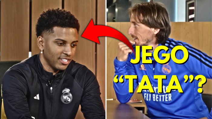 Rodrygo Luka Modrić (własne), screeny RealMadrid You Tube