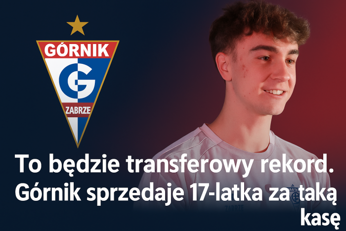 Górnik Zabrze pobije swój transferowy rekord. Chodzi o 17-latka