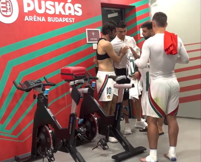 Reprezentant Węgier chciał koszulkę od Ronaldo. „Niezręczny moment” w Budapeszcie