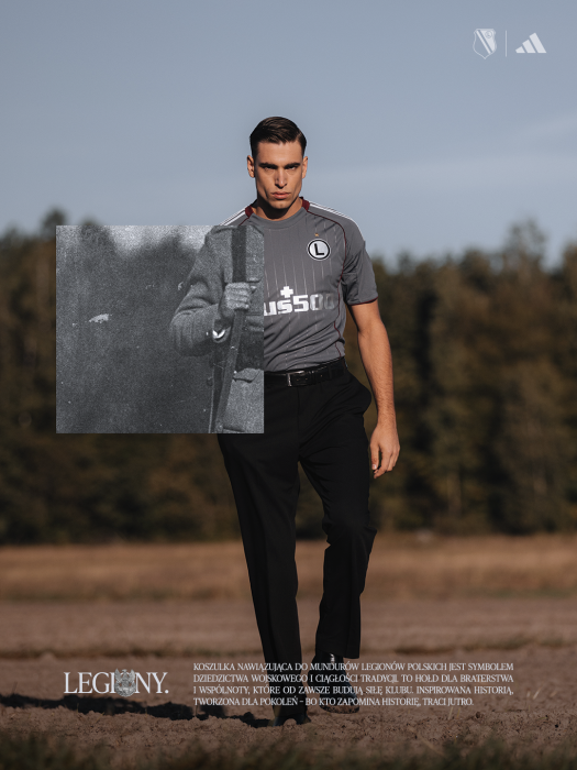Legia Warszawa zaprezentowała wyjątkowy trzeci komplet koszulek. Hołd dla historii i tradycji