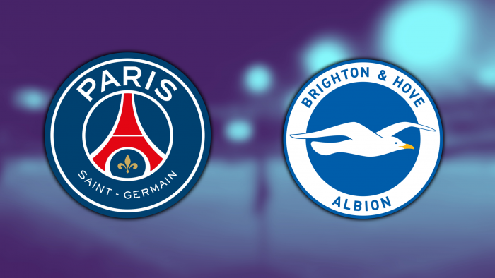 Fot: PSG, Brighton FC - logo