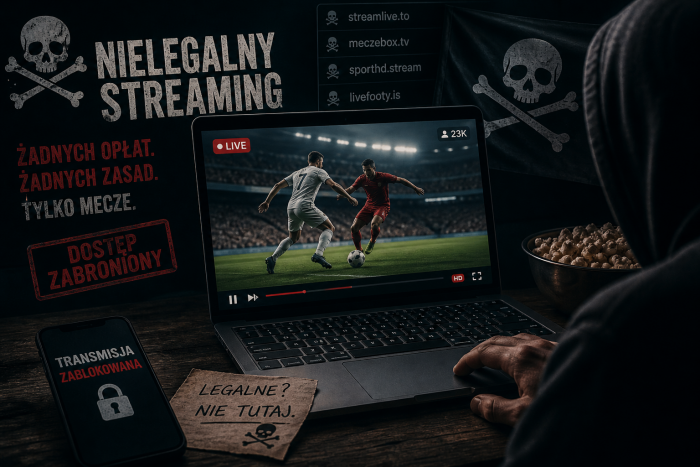 Nawet 21 lat więzienia za nielegalne streamy. Sąd stawia twarde warunki
