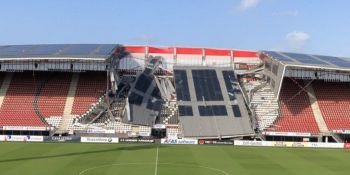 Zawalił się dach na stadionie AZ Alkmaar. Nikt nie ucierpiał, ale najbliższy mecz trzeba przenieść