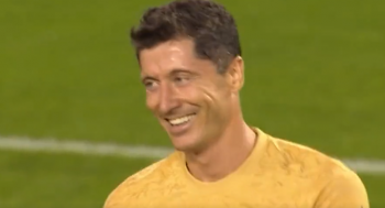 Jest, jest, jest. Pierwsze gole Lewandowskiego na Camp Nou w LaLiga. Co za trafienie Polaka (VIDEO)