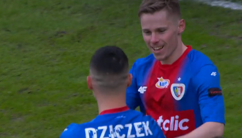 Piękny gol w Gliwicach. Piast wygrał z Cracovią i opuścił strefę spadkową (VIDEO)
