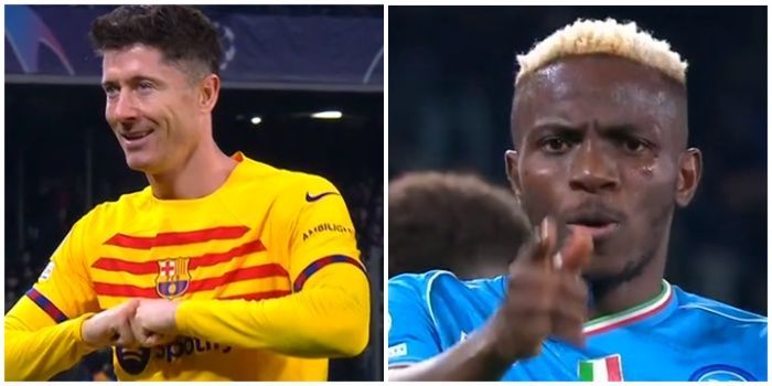 Lewandowski dał prowadzenie Barcelonie z Napoli. Osimhen mu odpowiedział. Arsenal przegrał w Porto po cudownym golu tuż przed końcem (VIDEO)