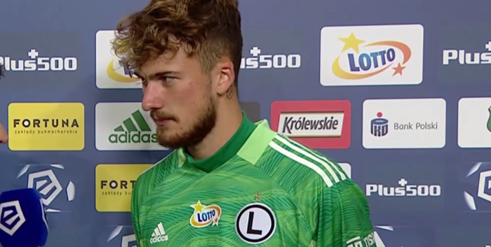 Kacper Tobiasz wrócił do Legii Warszawa. Sztab szkoleniowy wyraził zgodę na taki ruch