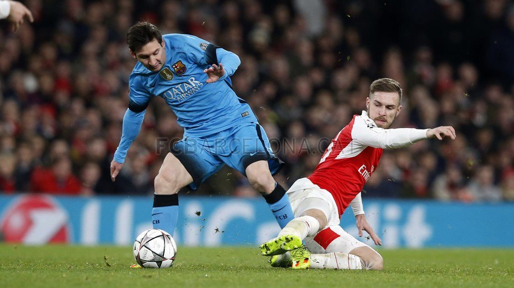 Liga Mistrzów: Arsenal - Barcelona 0:2. Messi załatwił 