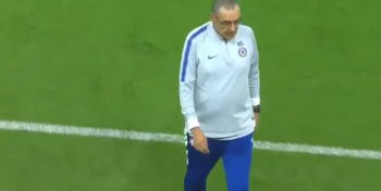 Nerwowo na treningu Chelsea. Zirytowany i wściekły na piłkarzy Maurizio Sarri opuścił zajęcia (VIDEO)