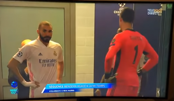 Kamery wyłapały rozmowę piłkarzy Realu w przerwie meczu Ligi Mistrzów. 