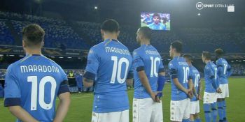 Hołd piłkarzy Napoli dla Diego Maradony przed meczem Ligi Europy. Robi wrażenie