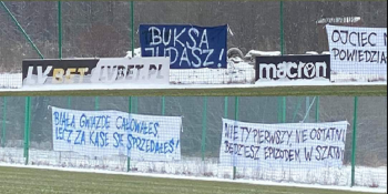 Kibice Wisły zabrali głos w sprawie Aleksandra Buksy. Wyrazili go poprzez obraźliwe hasła!