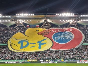 Rebus kibiców Legii Warszawa. Skierowany do UEFA