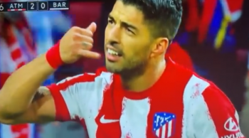 LuisSuarez strzelił gola w meczu z FC Barcelona. I wykonał wymowny gest (VIDEO)