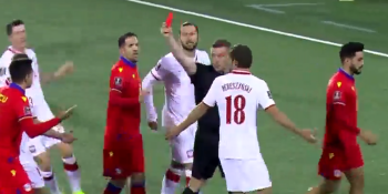 Kilka sekund i czerwona kartka. Co za początek meczu Andora - Polska (VIDEO)