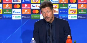 Diego Simeone uderza w Pepa Guardiolę