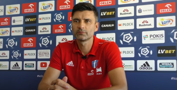 Trener Wisły Płock tłumaczy się po odesłaniu na trybuny. Skomentował decyzje sędziego