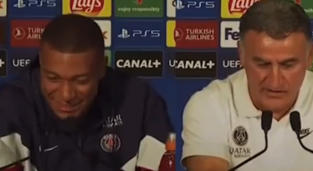 Mbappe i Galtier dostali pytanie i nie mogli powstrzymać śmiechu. Zostali skrytykowani za swoje zachowanie (VIDEO)