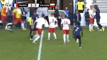 Szokujące sceny w meczu Polski z Francją. Sędzia zakończył spotkanie (VIDEO)