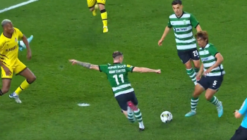 Co za gol w Portugalii. Piłkarz Sportingu wybrał taki strzał i wyszło jak marzenie (VIDEO)