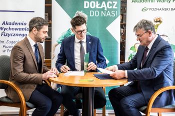 Warta Poznań i Akademia Wychowania Fizycznego w Poznaniu podpisały umowę o współpracy
