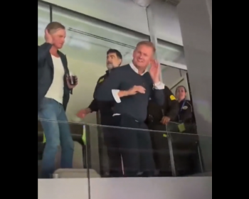 Ojciec Haalanda wyproszony z loży VIP podczas meczu Ligi Mistrzów (VIDEO)