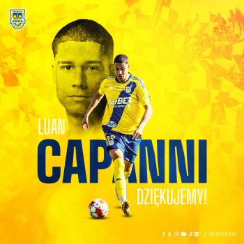 Luan Capanni odchodzi z Arki Gdynia. Będzie grał w Serie C