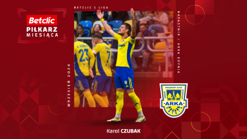 Zawodnik Arki Gdynia piłkarzem września Betclic 1 Ligi