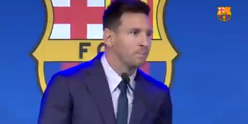 Leo Messi pożegnał Andresa Inieste. 