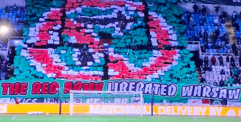 Obrzydliwy transparent kibiców rywala Legii. 
