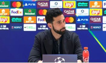 Alvaro Arbeloa przed meczem SL Benfica - Real Madryt w Lidze Mistrzów. 