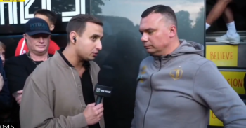 Zimny prysznic w Białymstoku. Adrian Siemieniec nie gryzł się w język po bolesnej wpadce