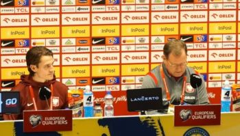 Konferencja przed meczem Szwecja – Polska. Jan Urban i Jakub Kamiński zabrali głos