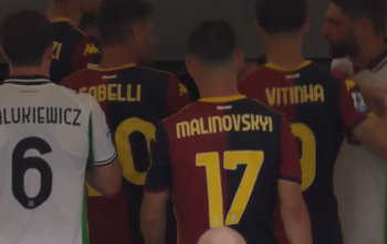 Bójka w Serie A. Polak rozdzielał krewkich zawodników. Legenda wyleciała z boiska (VIDEO)