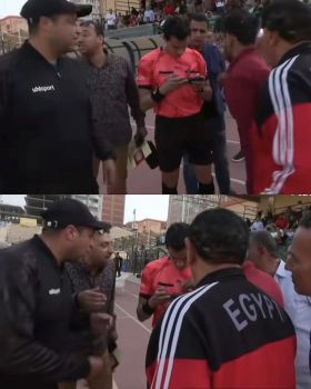 Sędzia użył telefonu zamiast VAR. Absurd i dwa strajki w jednym meczu