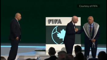 Szokujące sceny na Kongresie FIFA. Infantino totalnie oderwany od rzeczywistości (WIDEO)